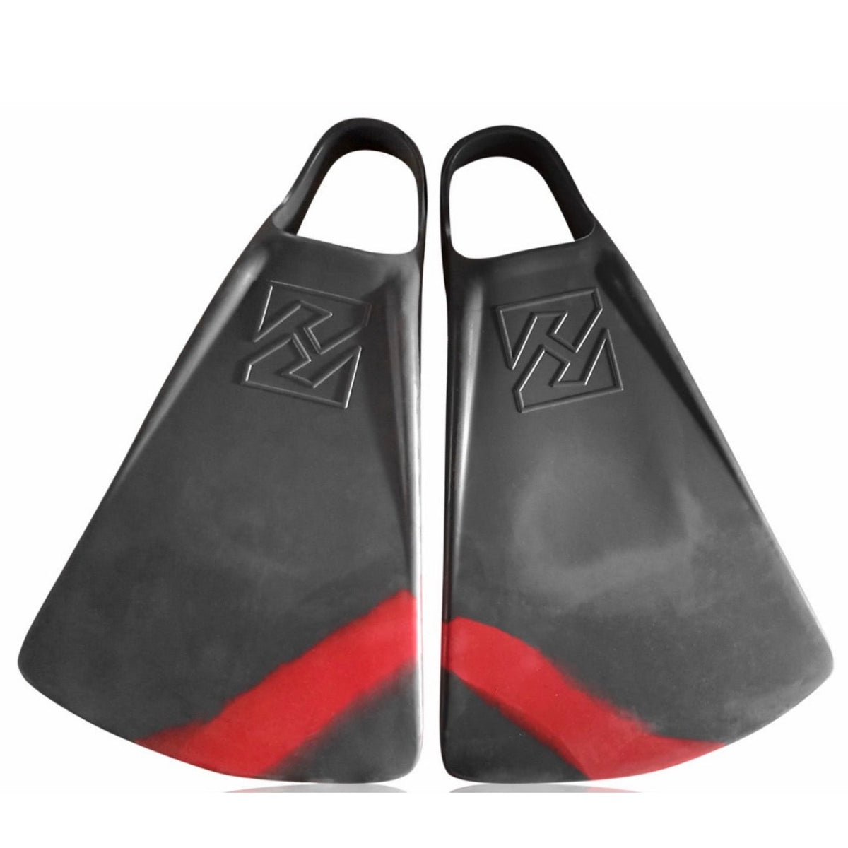 Hubboards Dubb Zero Swimfins Dark Grey/Red
