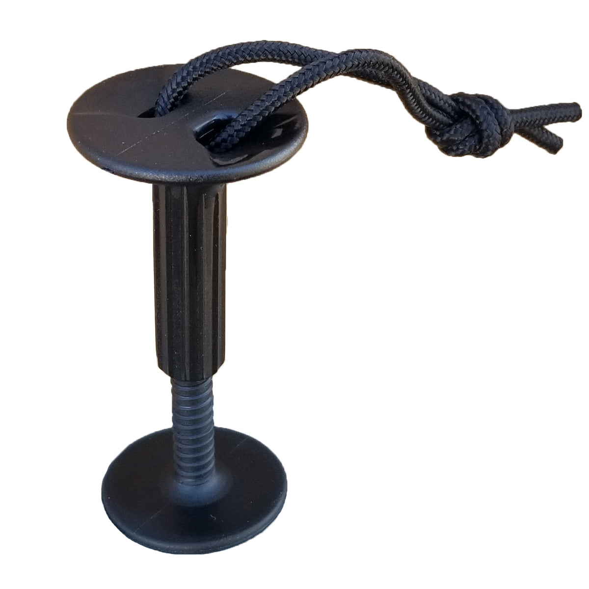 Mega Flat Top Leash Plug Black eBodyboarding