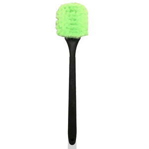 Long Handle Sand Brush with Flagged-Tip Bristles and Angled