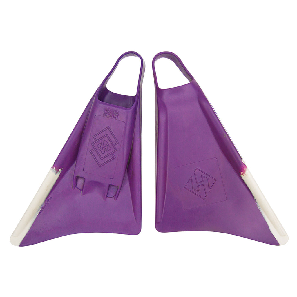 Hubboards Air Swimfins - Purple/White - ML