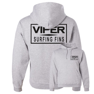 Viper Surfing Fins Bar Logo Hooded Pullover Sweatshirt