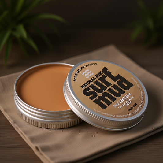 Surfmud Tinted Covering Cream 45g – Zinc Oxide, Water Resistant, Natural Finish
