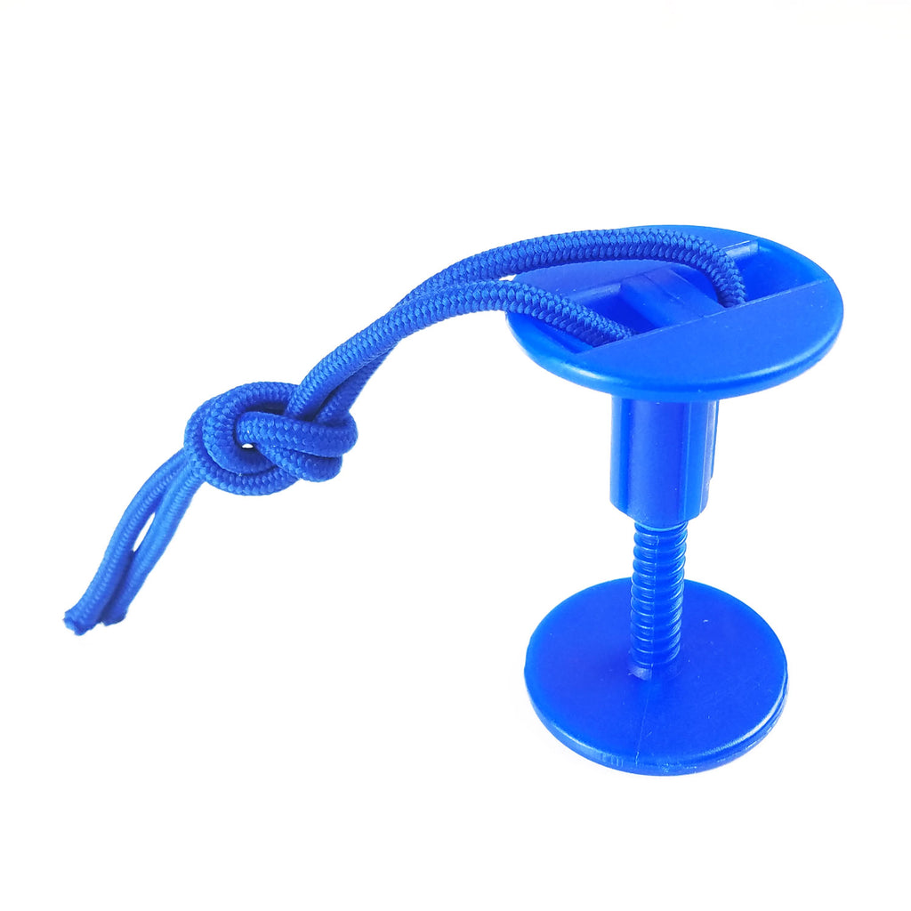 eBodyboarding Shackle Leash Plug Blue