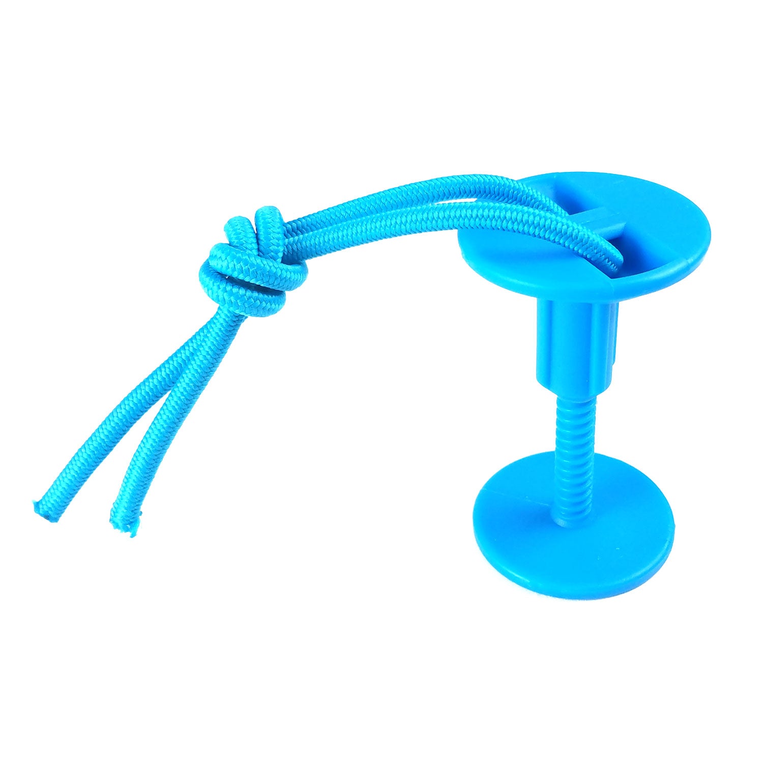 eBodyboarding Shackle Leash Plug Light Blue