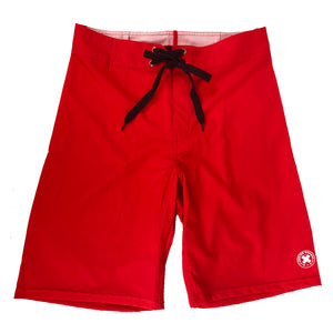 Boys Junior Guard X Boardshorts-Navy&Red