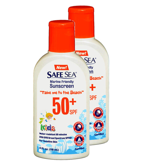 2 Pack Safe Sea KIDS Sensitive Jelly Fish/Sea Lice Protection 50SPF