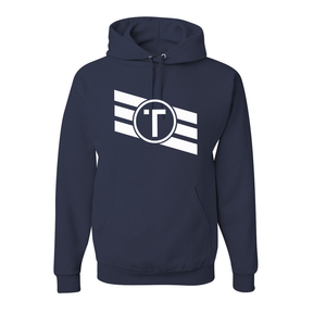 Tribe Stripe Pullover Hooded Sweatshirt