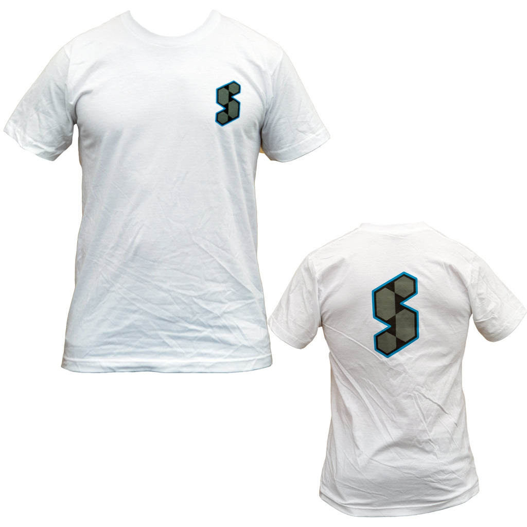 White / Blue