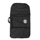 eBodyboarding Simple Sack bodyboard bag in black, front view with zip pocket
