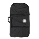 eBodyboarding Simple Sack bodyboard bag in black, front view with zip pocket