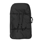eBodyboarding Simple Sack bodyboard bag in black, back view with backpack straps