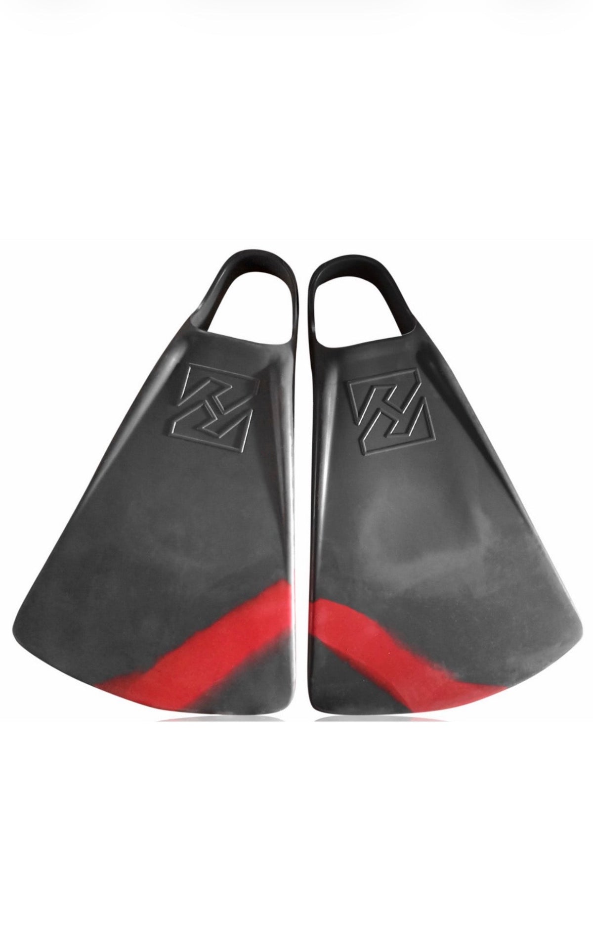 Hubboards Dubb Zero Swimfins Dark Grey/Red