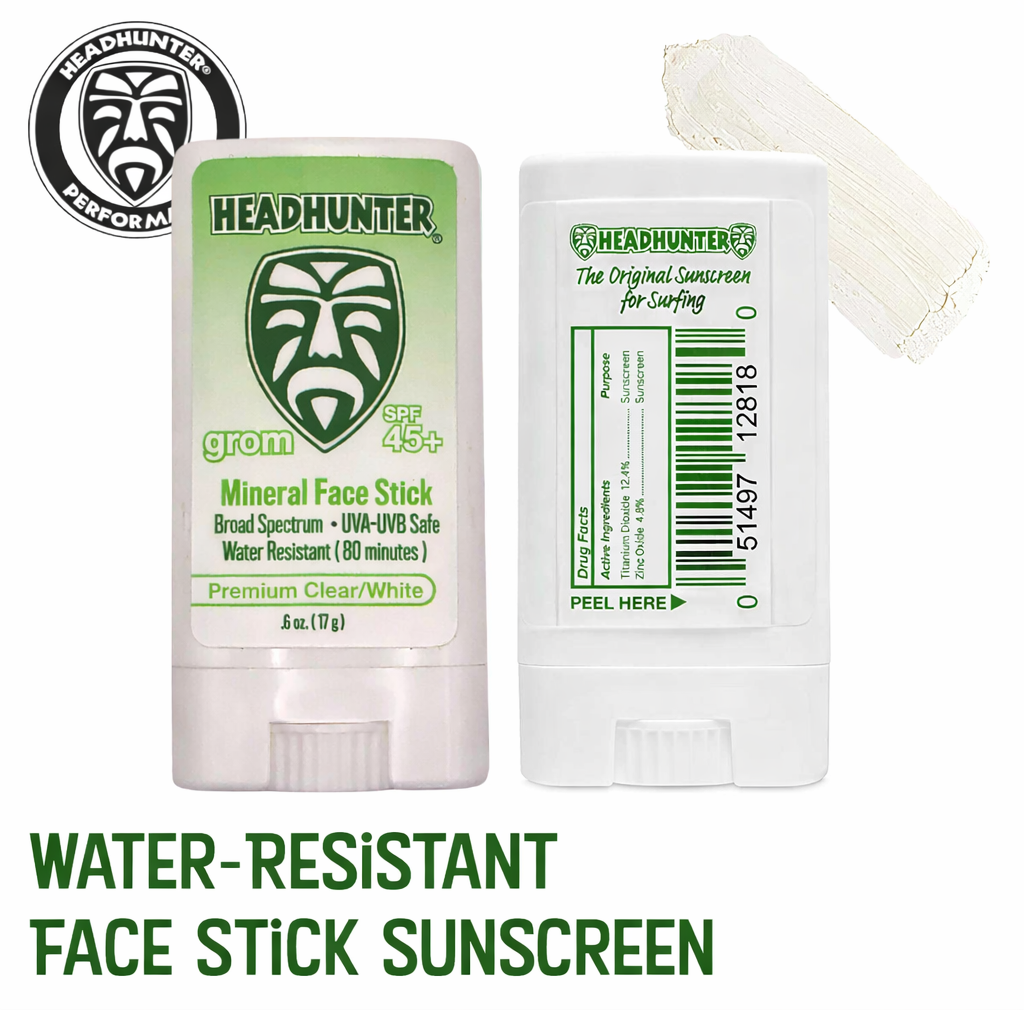 Headhunter Grom SPF 45 Mineral Face Stick - Clear/White
