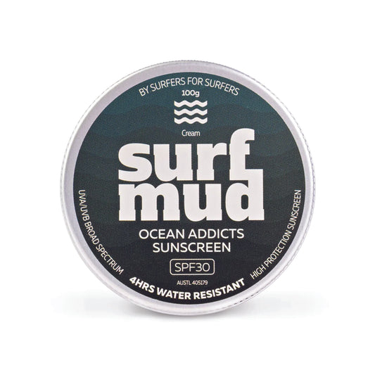 Australian Surfmud Ocean Addicts Sunscreen SPF 30 - 100G