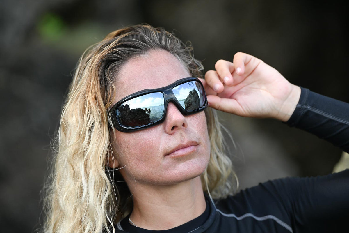 LiP Typhoon Watershades - Gloss Black frame, ZEISS Super Blue lens (2846)