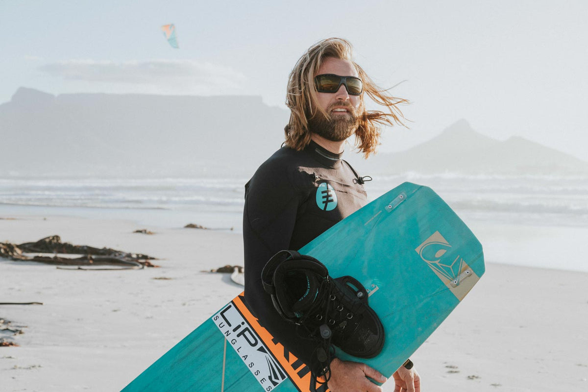 LiP Typhoon Watershades - Gloss Black frame, ZEISS Methane Brown lens (2228)