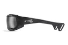 LiP Typhoon Watershades - Gloss Black frame, ZEISS Methane Smoke lens (2266)