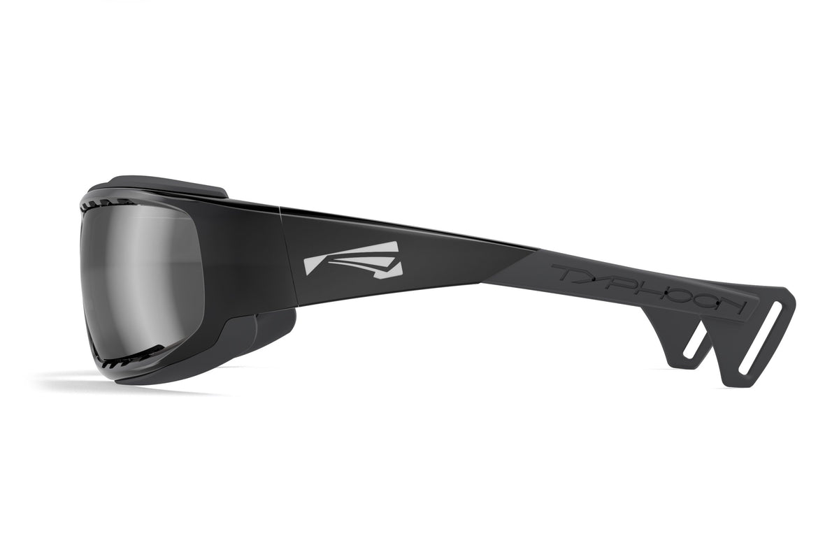 LiP Typhoon Watershades - Gloss Black frame, ZEISS Methane Smoke lens (2266)