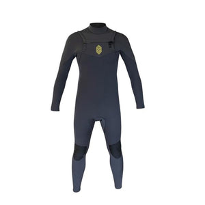 Hubboards Long Sleeve 4/3mm Fullsuit Wetsuit - BK