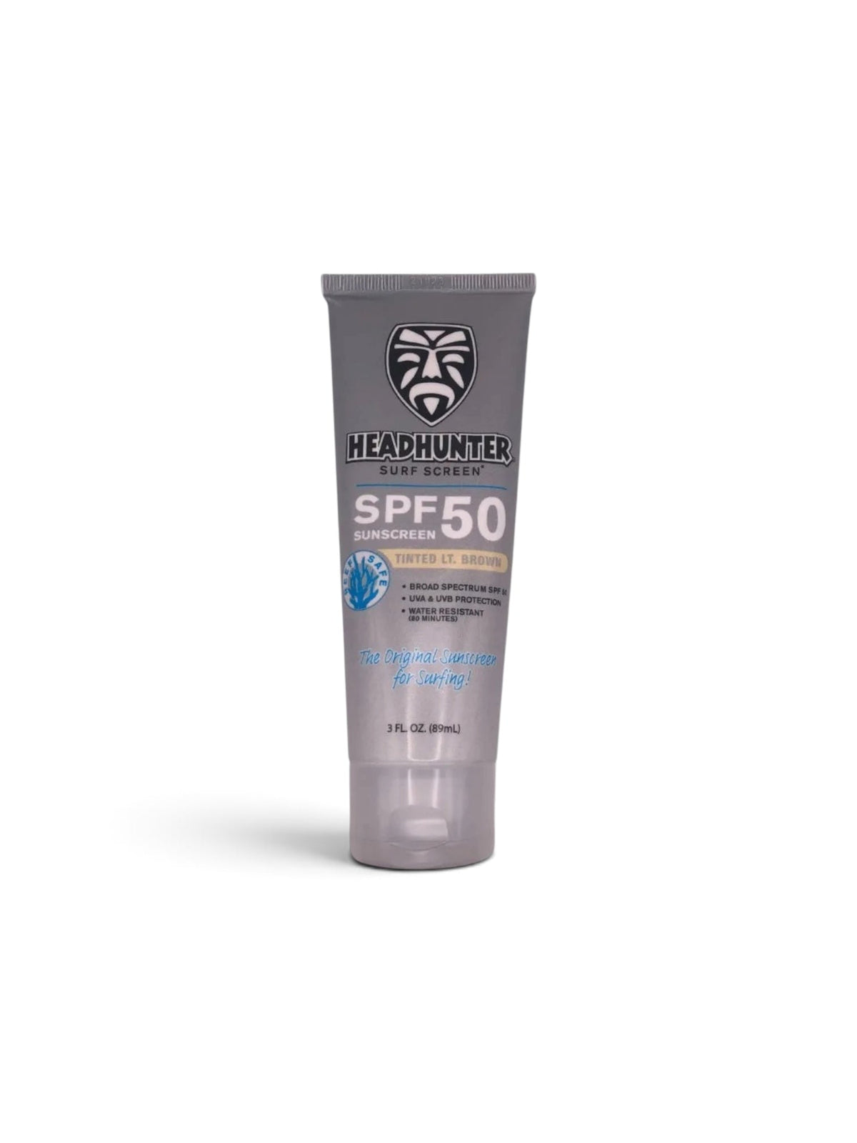 Headhunter SPF 50 Mineral Sunscreen Cream - Tinted Light Brown