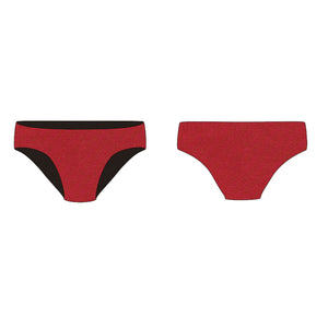 Girls Junior TS Red Bikini Bottoms (Sizes 20-34)