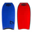Morey Mach 7X 42.5 Bodyboard - Blue deck, Black rails, Red bottom