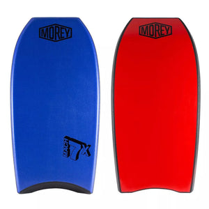 Morey Mach 7X 42.5 Bodyboard - Blue deck, Black rails, Red bottom