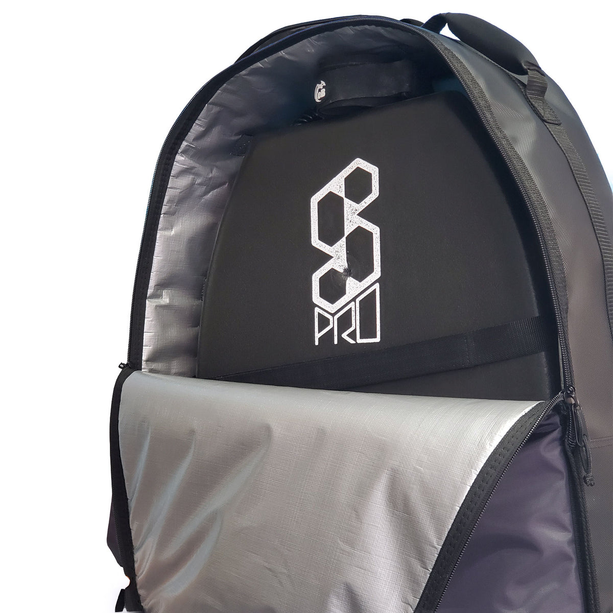 Mike Stewart Gyroll Wheelie Bodyboard Case - Charcoal