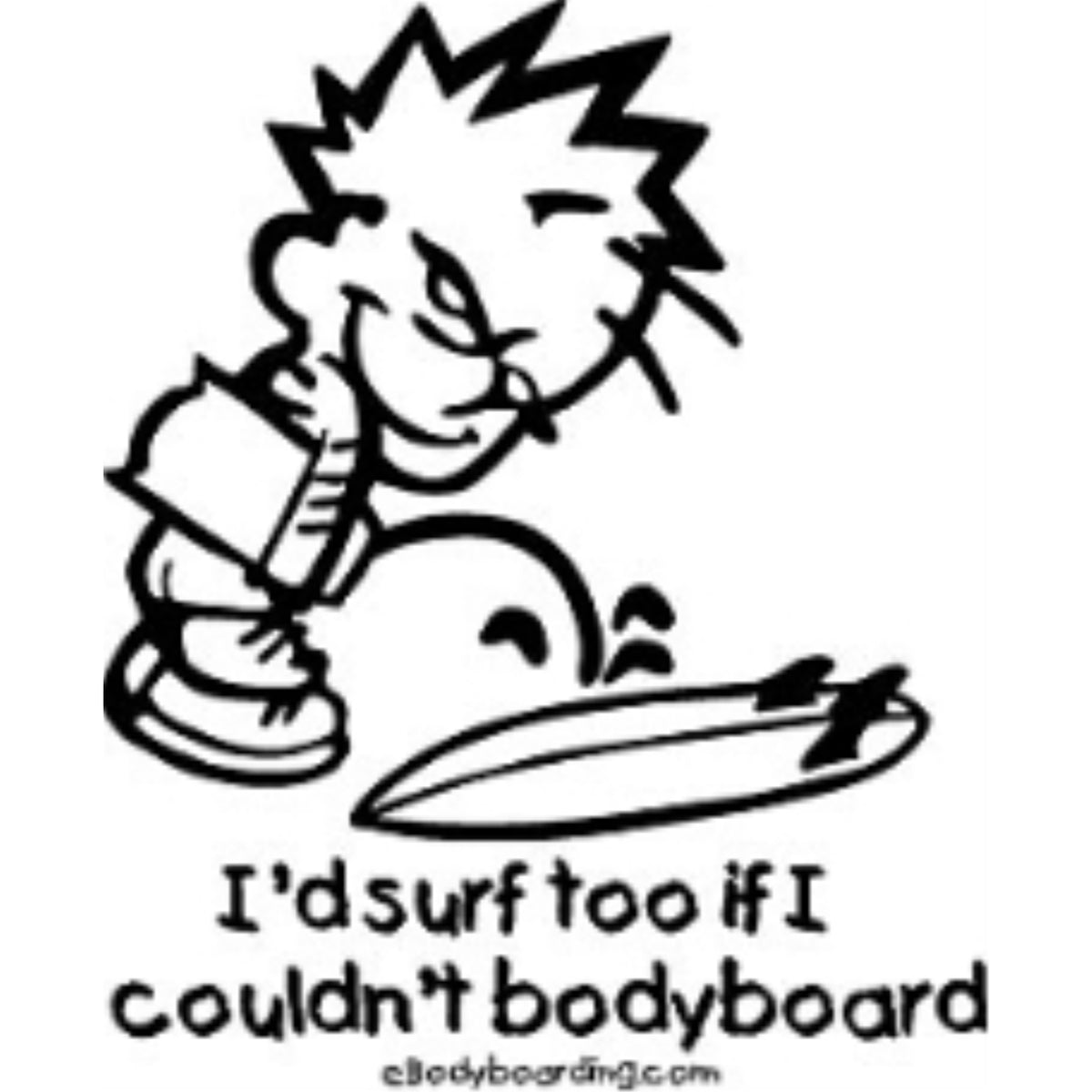 eBodyboarding.com Lil' Johnny Sticker