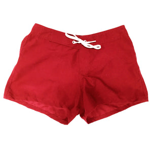Junior Guard Girls TP Surf Board Shorts - Red