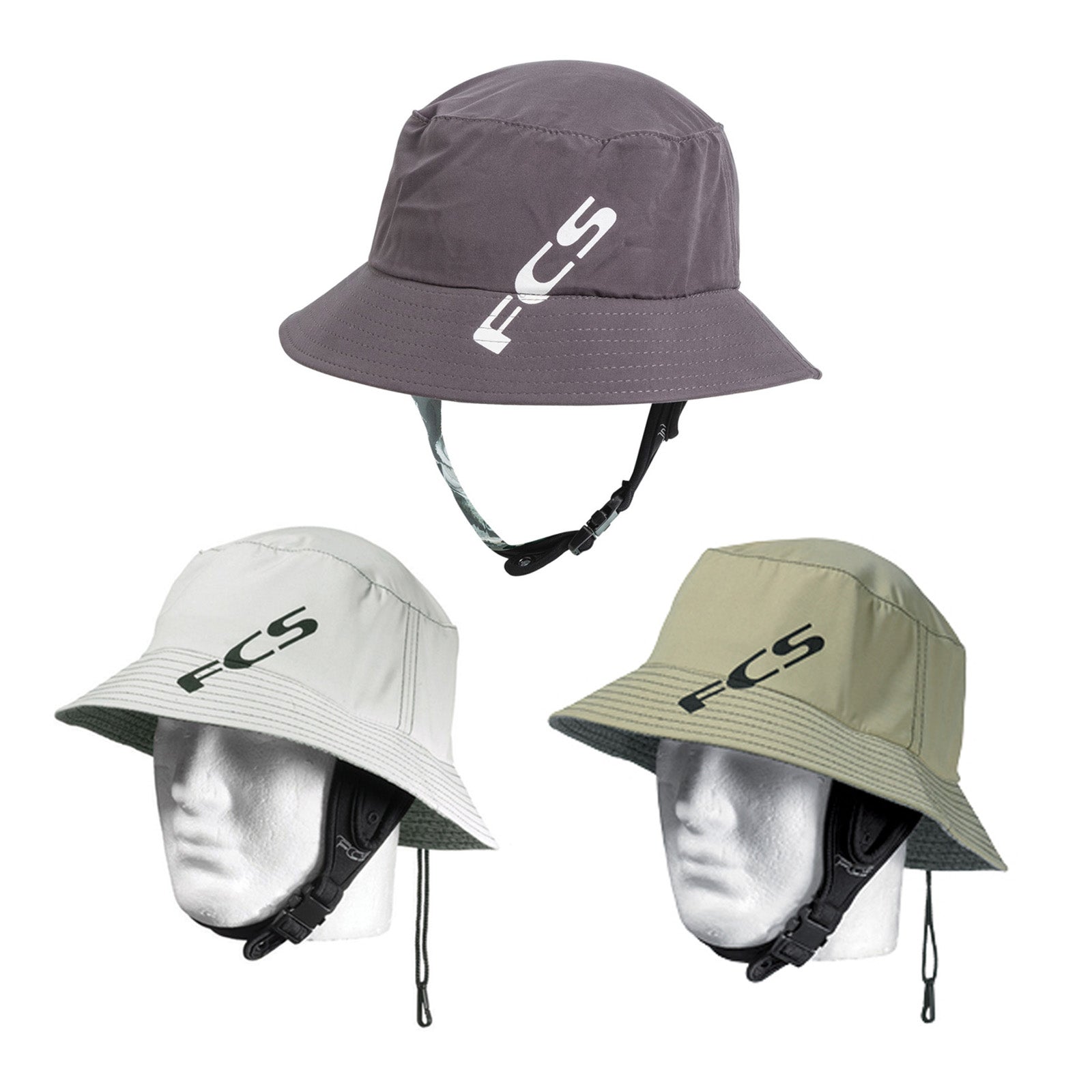 FCS Wet Bucket Hat for surfing, this beach hat is perfect