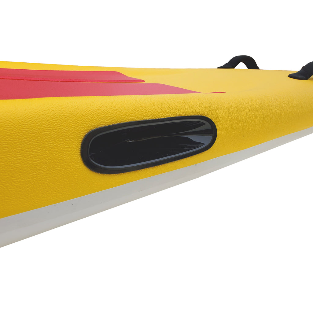 Tribe 10'6" Soft Top Lifeguard Race Board - Red 