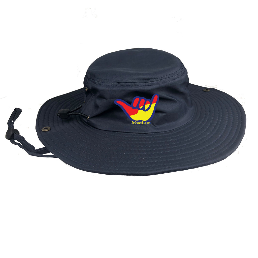 Jr. Guards Shaka Navy Bucket Hat with 100% UV protection 