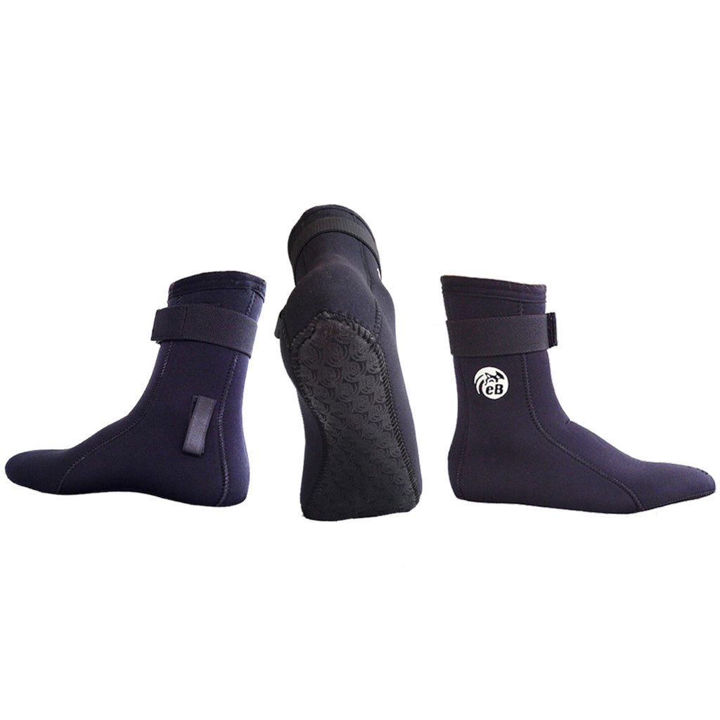 eBodyboarding 3mm Fin Booties with strap