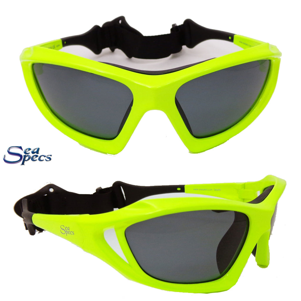 Seaspecs Stealth Floating Sunglasses - Neon Green