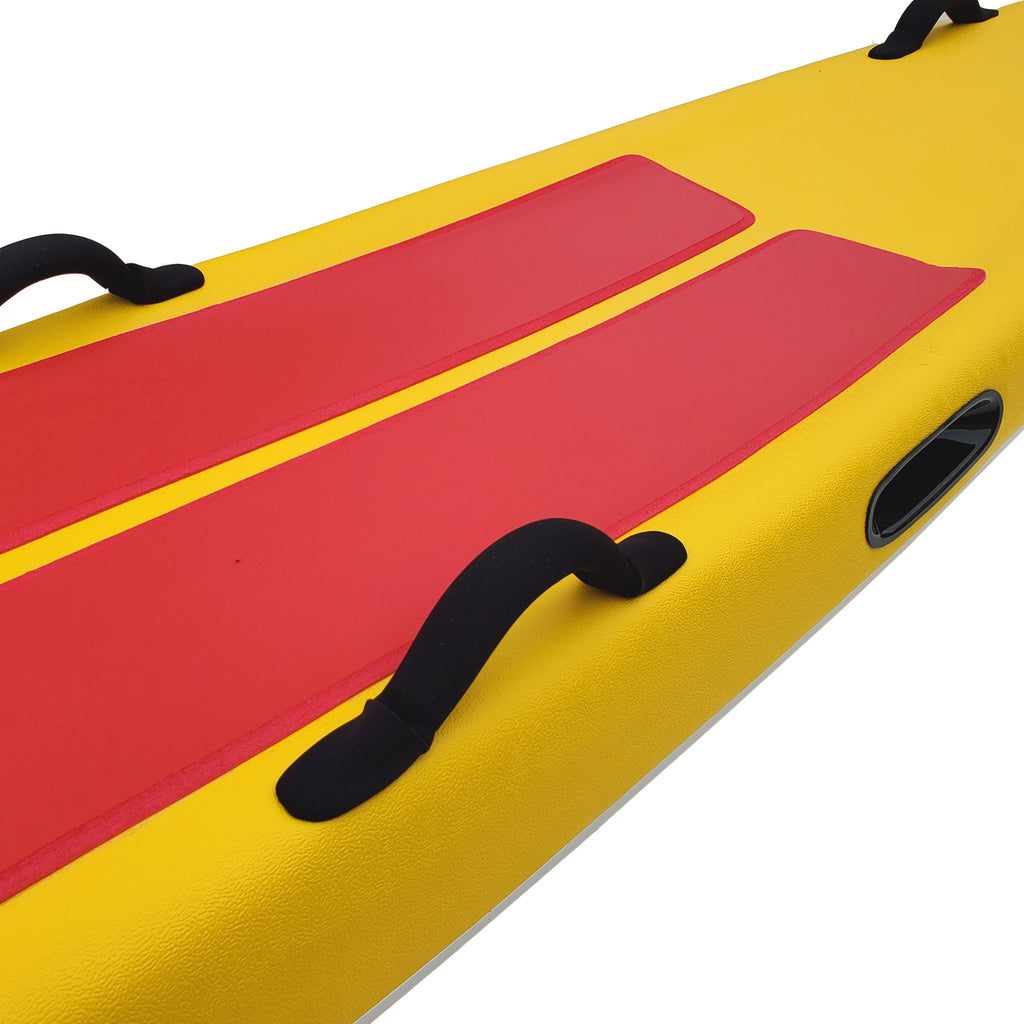Tribe 10'6" Soft Top Lifeguard Race Board - Red 