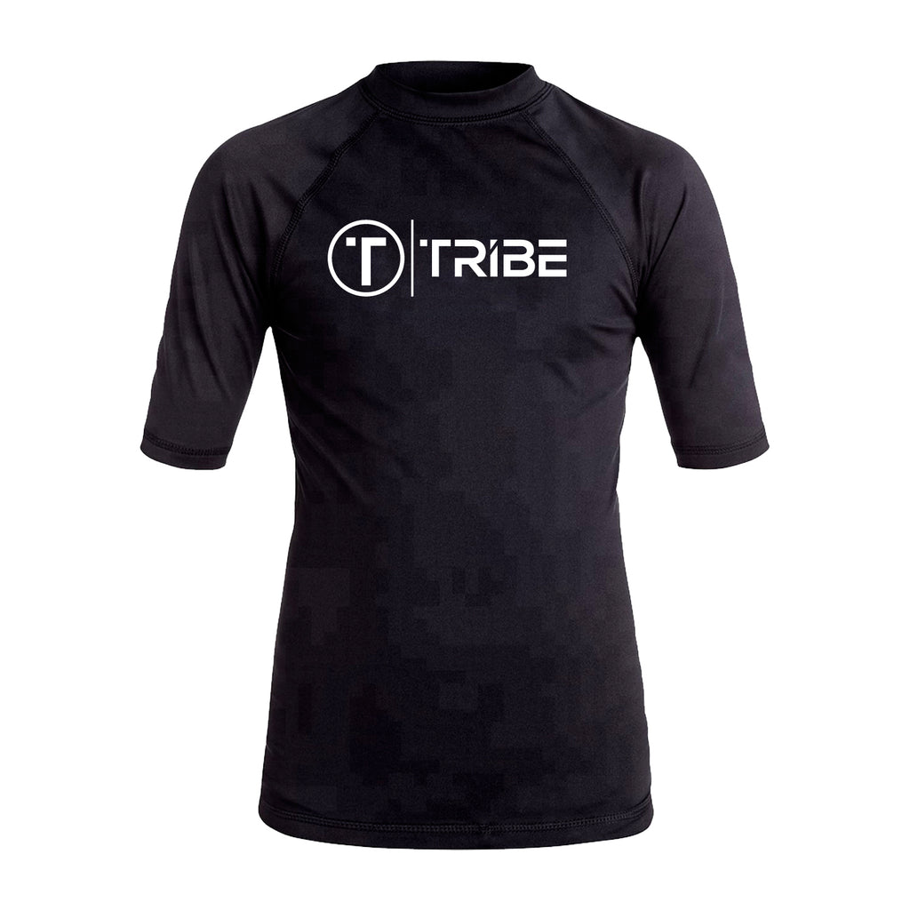Tribe Bar Logo Short Sleeve Rashguard