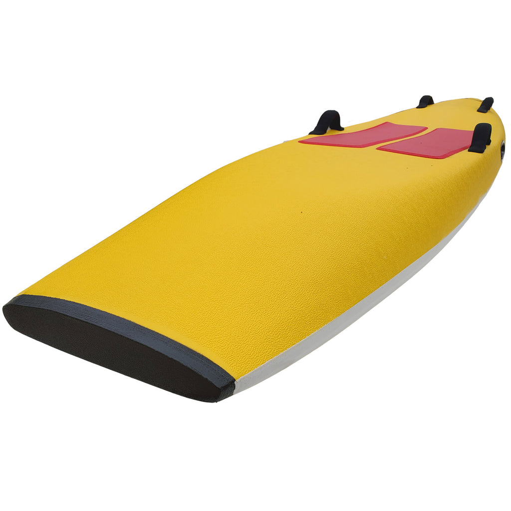 Tribe 10'6" Soft Top Lifeguard Race Board - Red 