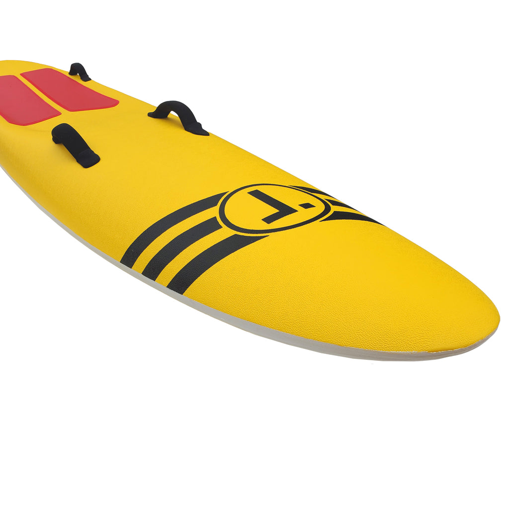 Tribe 10'6" Soft Top Lifeguard Race Board - Red 