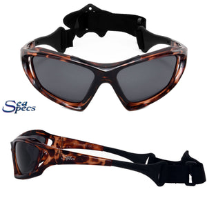 Seaspecs Sunglasses - Stealth Tortoise / Gray Lens