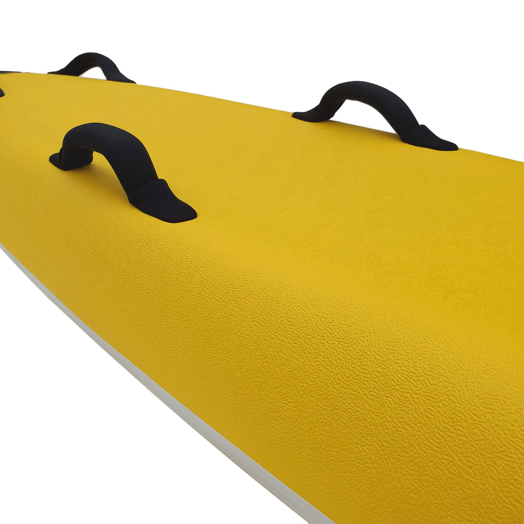 Tribe 6'6" Soft Top Lifeguard Race Board - Yellow