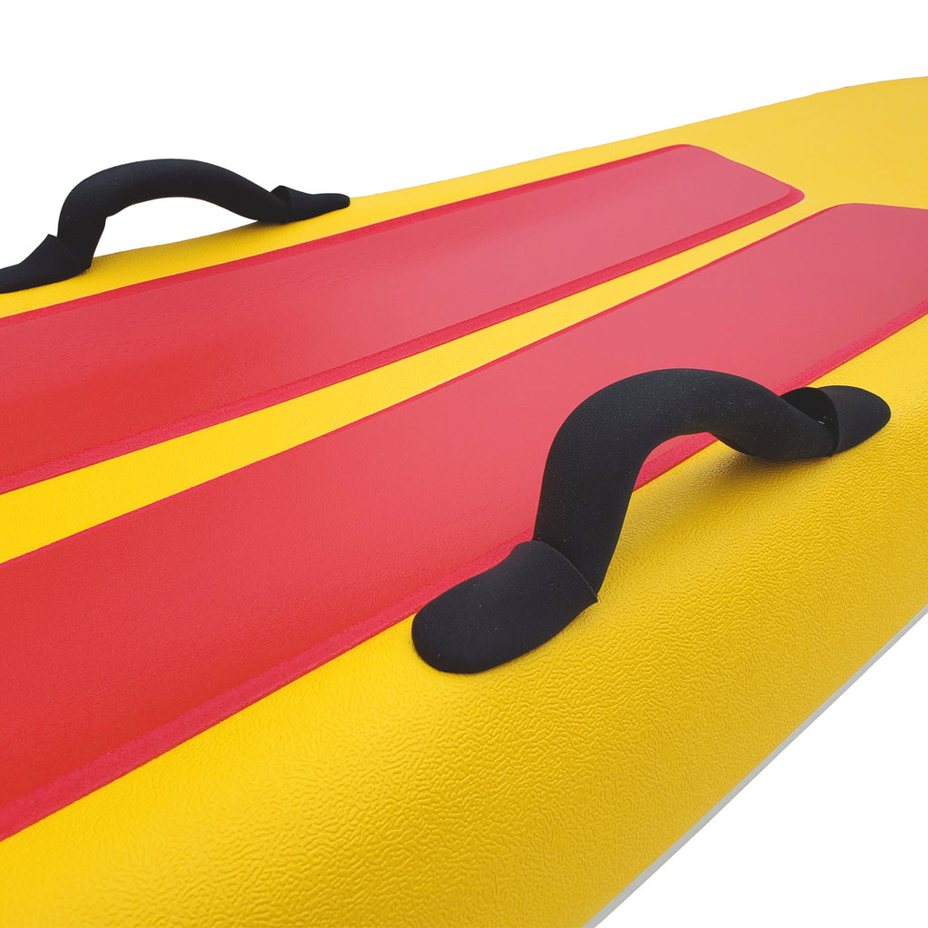 Tribe 8'10" Soft Top Lifeguard Race Board - Yellow