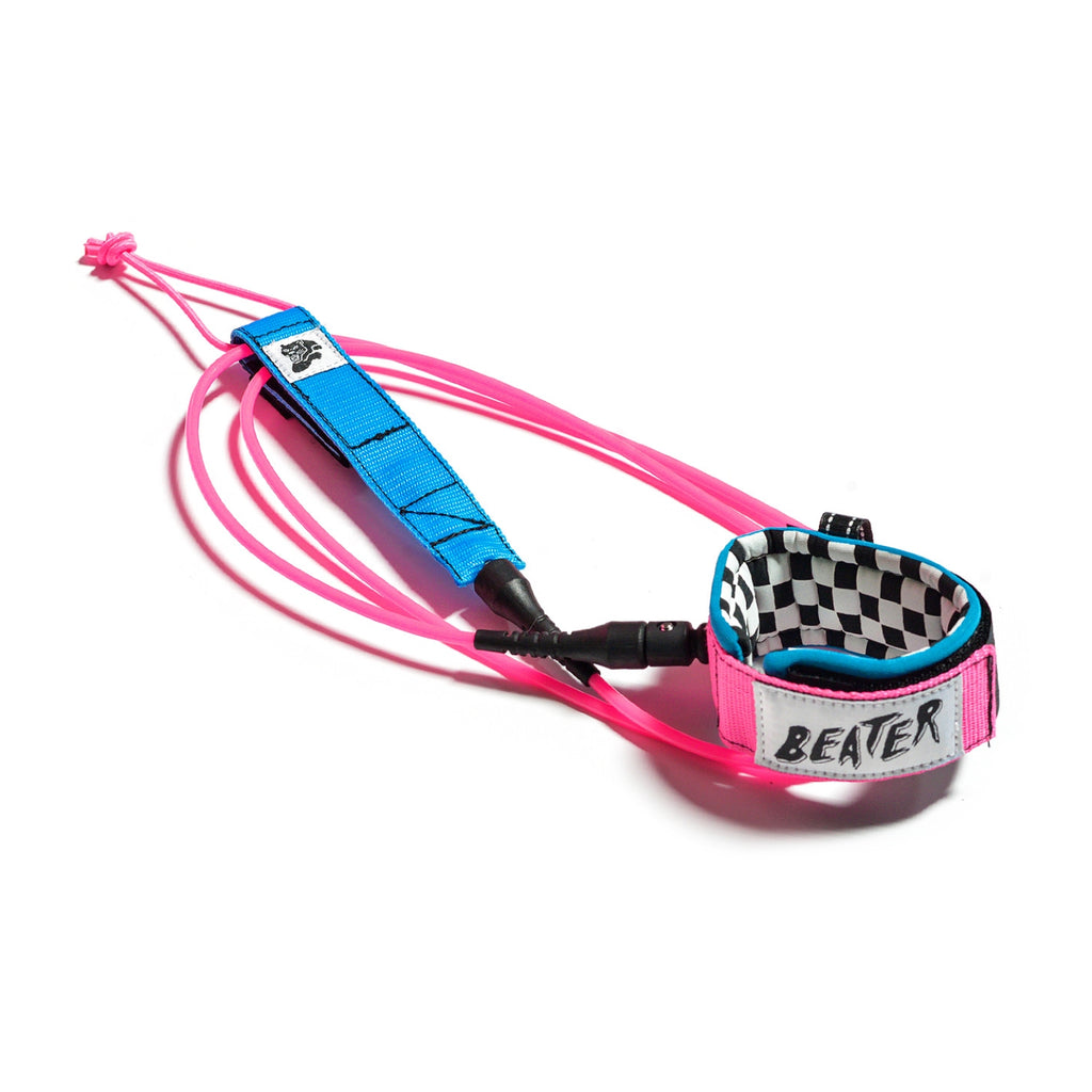 Catch Surf Beater 8Ft Leash - Pink/Blue