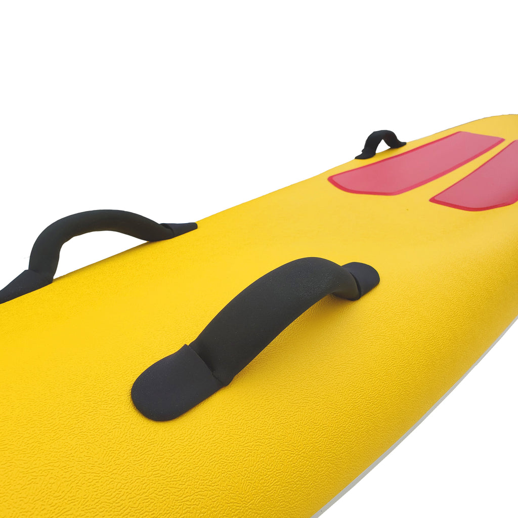 Tribe 8'10" Soft Top Lifeguard Race Board - Yellow