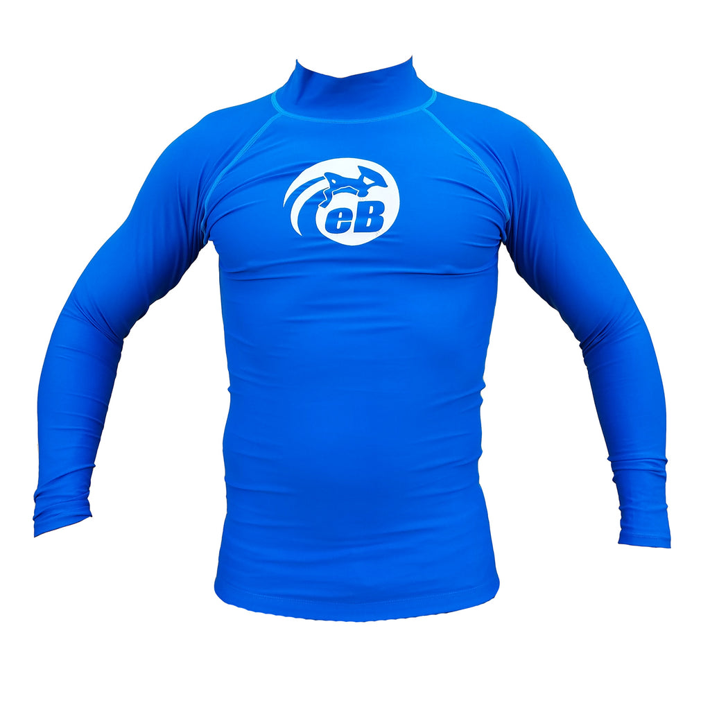 Ebodyboarding Eclipse Long Sleeve Rash Guard - Blue - Size Size XS